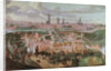 Panoramic view of the city of Ghent at the end of the 16th century 88;Vue de Gand a la fin du XVIeme siecle; by Lucas de (after) Heere