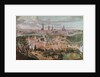 Panoramic view of the city of Ghent at the end of the 16th century 88;Vue de Gand a la fin du XVIeme siecle; by Lucas de (after) Heere