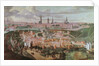 Panoramic view of the city of Ghent at the end of the 16th century 88;Vue de Gand a la fin du XVIeme siecle; by Lucas de (after) Heere