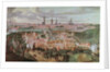 Panoramic view of the city of Ghent at the end of the 16th century 88;Vue de Gand a la fin du XVIeme siecle; by Lucas de (after) Heere