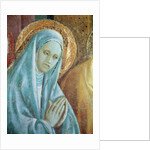 Head of Saint Anne from the Presentation of Mary in the Temple, 1433-34 by Paolo Uccello