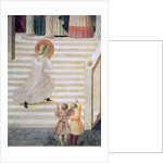 The Virgin Mary ascending the staircase at the Presentation of Mary in the Temple, 1433-34 by Paolo Uccello