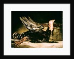Still Life of a dead turkey and a wicker basket, 1806 by Francisco Jose de Goya y Lucientes