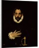 Gentleman with his hand on his chest, c.1580 by El (1541-1614) Greco