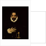 Gentleman with his hand on his chest, c.1580 by El (1541-1614) Greco