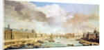 The Louvre, the Pont Neuf and the College des Quatre Nations, 1755 by Nicolas Raguenet