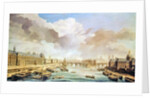 The Louvre, the Pont Neuf and the College des Quatre Nations, 1755 by Nicolas Raguenet