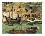 The Port of Seville, c.1590 by Alonso Sanchez Coello