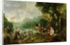 Embarkation for Cythera, 1717 by Jean Antoine Watteau