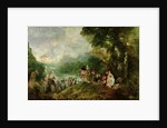 Embarkation for Cythera, 1717 by Jean Antoine Watteau