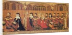 Jean I Jouvenel des Ursins with his wife, Michelle de Vitry and their family, 1445-49 by French School