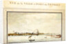 View of the town and fort of Detroit, late eighteenth century by French School