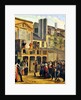Street theatre performance of Bobeche and Galimafre, c.1820 by Jean Roller