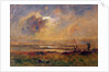 Sunset on the plain, c.1868 by Auguste Francois Ravier