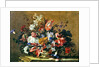 Basket of flowers by Jean-Baptiste Monnoyer
