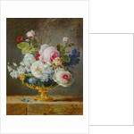 Flowers in a blue vase, 1782 by Anne Vallayer-Coster