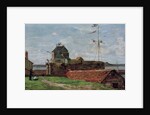 The Francois Ier Tower at le Havre, 1852 by Eugene Louis Boudin