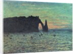 The Hollow Needle at Etretat, 1883 by Claude Monet
