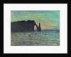 The Hollow Needle at Etretat, 1883 by Claude Monet