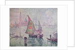 The Green Sail, Venice, 1904 by Paul Signac