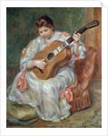 The Guitar Player, 1897 by Pierre Auguste Renoir