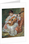 The Guitar Player, 1897 by Pierre Auguste Renoir