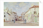 Rue de la Chaussee at Argenteuil by Claude Monet