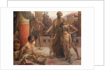 A Spartan points out a drunken slave to his sons, 1900 by Fernand Sabbate