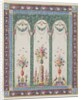Decorative design for a garden arbour or loggia by French School