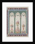 Decorative design for a garden arbour or loggia by French School