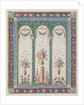 Decorative design for a garden arbour or loggia by French School