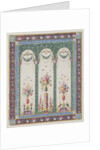 Decorative design for a garden arbour or loggia by French School