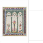 Decorative design for a garden arbour or loggia by French School