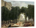 The Louvre and the gardens of the Infanta, 1798 by Hubert Robert