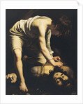 David Victorious over Goliath, c.1600 by Michelangelo Merisi da Caravaggio