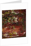 The Japanese Bridge at Giverny, detail, 1918-24 by Claude Monet