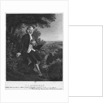 Jean-Jacques Rousseau composing 'Emile' in Montmorency valley by Joseph Albrier