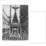 Funeral of Sigismund II Augustus, King of Poland and Grand Duke of Lithuania in Rome, 1572 by French School