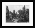 First view of the great garden, Musee des Monuments Francais, Paris by Jean Lubin Vauzelle