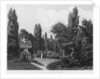 First view of the great garden, Musee des Monuments Francais, Paris by Jean Lubin Vauzelle