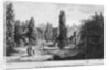 Musee des Monuments Francais, Paris, view of the Jardin Elysee from the tomb of Rene Descartes by Alexandre Marie Lenoir