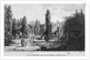 Musee des Monuments Francais, Paris, view of the Jardin Elysee from the tomb of Rene Descartes by Alexandre Marie Lenoir