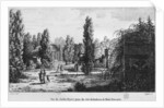Musee des Monuments Francais, Paris, view of the Jardin Elysee from the tomb of Rene Descartes by Alexandre Marie Lenoir