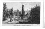 Musee des Monuments Francais, Paris, view of the Jardin Elysee from the tomb of Rene Descartes by Alexandre Marie Lenoir