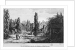 Musee des Monuments Francais, Paris, view of the Jardin Elysee from the tomb of Rene Descartes by Alexandre Marie Lenoir