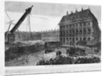Fall of the column in the Place Vendome, Paris, 1871 by French School