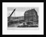 Fall of the column in the Place Vendome, Paris, 1871 by French School