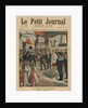 Tsar Nicolas II in France, arriving at Dunkirk, front cover illustration from 'Le Petit Journal', Supplement illustre, 29 September 1901 by French School