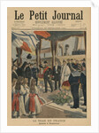 Tsar Nicolas II in France, arriving at Dunkirk, front cover illustration from 'Le Petit Journal', Supplement illustre, 29 September 1901 by French School