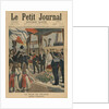 Tsar Nicolas II in France, arriving at Dunkirk, front cover illustration from 'Le Petit Journal', Supplement illustre, 29 September 1901 by French School